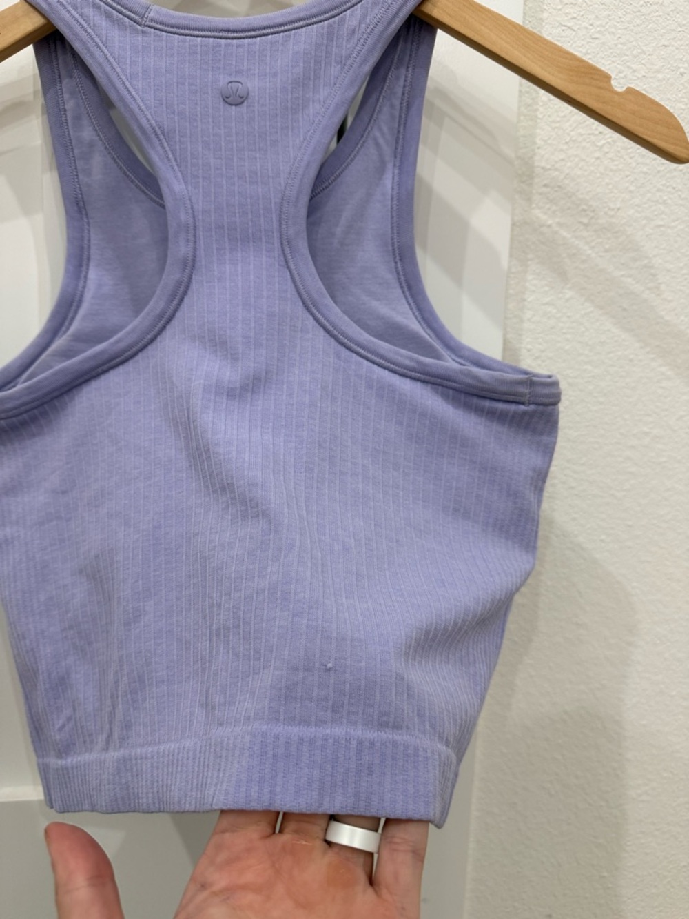lululemon athletica Lavender Ribbed Racerback Tank - Picture 10 of 10